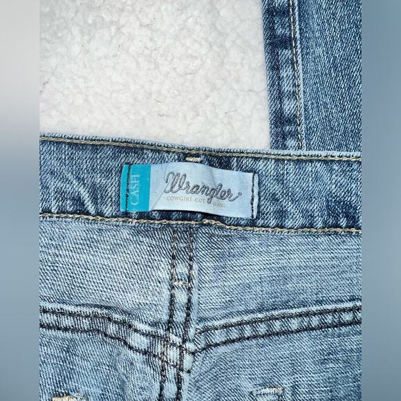 Wrangler cowgirl cut jeans - size 14 x 34 - G7 - Picture 4 of 6